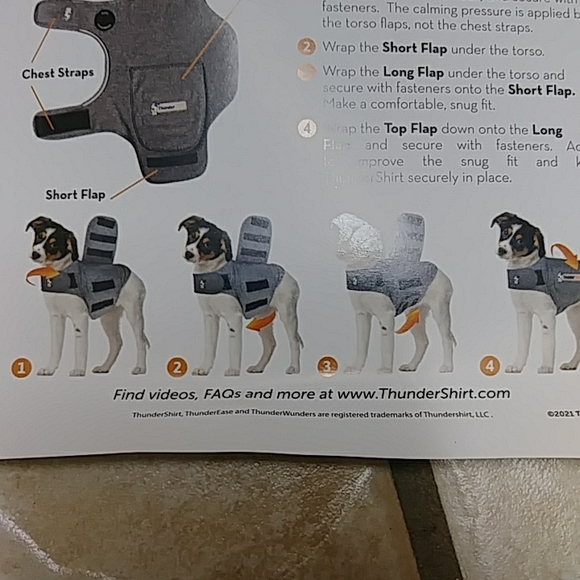 Thundershirt for dogs sz SMALL anxiety vest - Picture 11 of 12